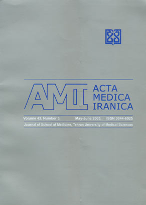 Acta Medica Iranica - Volume:43 Issue: 3, May June 2005