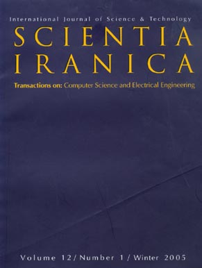 Scientia Iranica - Volume:12 Issue: 1, 2005
