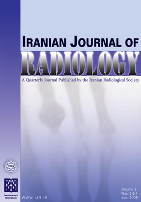 Iranian Journal of Radiology - Volume:2 Issue: 3, Spring & Summer 2005