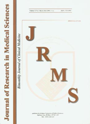 Research in Medical Sciences - Volume:11 Issue: 3, May & Jun 2006