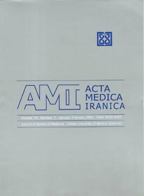 Acta Medica Iranica - Volume:44 Issue: 1, Jan-Feb 2006