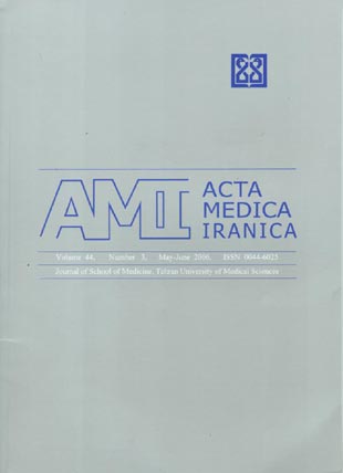 Acta Medica Iranica - Volume:44 Issue: 3, May-June 2006