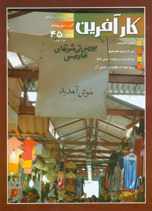 کارآفرین - پیاپی 45 (آذر - دی 1385)