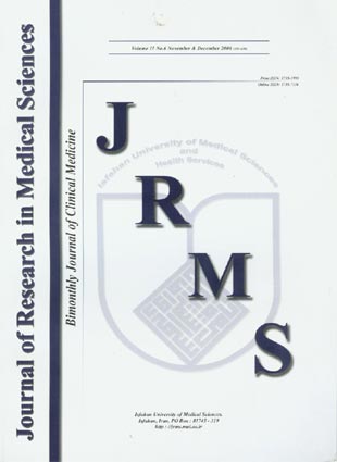 Research in Medical Sciences - Volume:11 Issue: 6, Nov & Dec 2006