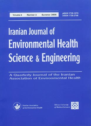 Environmental Health Science and Engineering - Volume:3 Issue: 3, Summer 2006