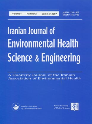 Environmental Health Science and Engineering - Volume:4 Issue: 3, Summer 2007