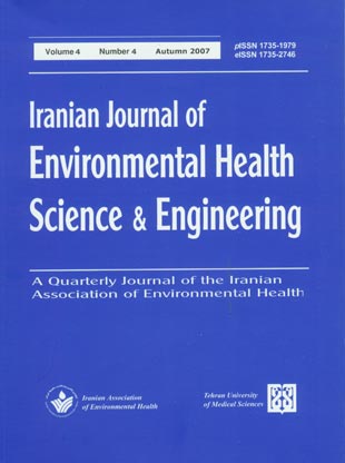 Environmental Health Science and Engineering - Volume:4 Issue: 4, Autumn 2007