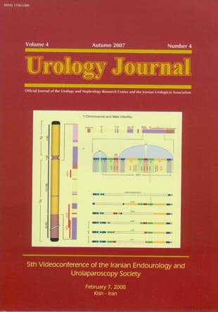 Urology Journal - Volume:4 Issue: 4, Autumn 2007