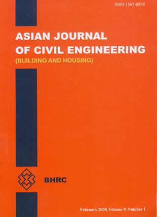 Asian journal of civil engineering - Volume:9 Issue: 1, February 2008