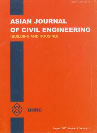 Asian journal of civil engineering - Volume:8 Issue: 4, August 2007