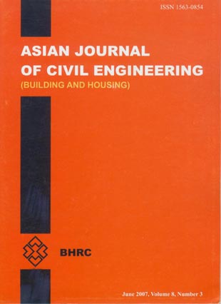 Asian journal of civil engineering - Volume:8 Issue: 3, june 2007