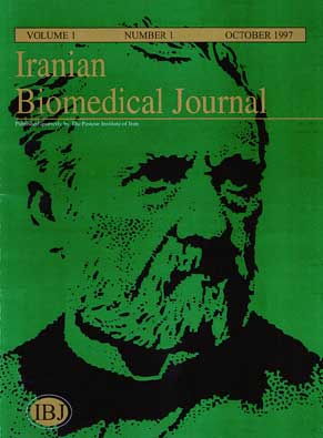 Iranian Biomedical Journal - Volume:1 Issue: 1, Jan 1997