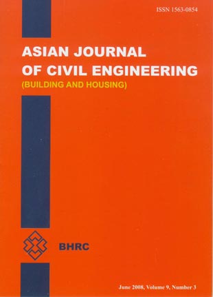 Asian journal of civil engineering - Volume:9 Issue: 3, june 2008