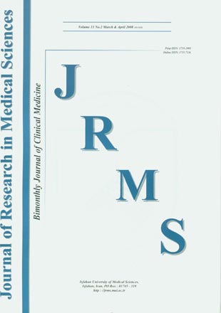 Research in Medical Sciences - Volume:13 Issue: 3, May & Jun 2008