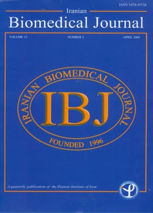 Iranian Biomedical Journal - Volume:12 Issue: 2, Apr 2008