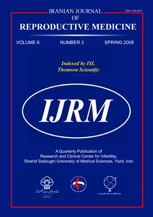 Reproductive BioMedicine - Volume:6 Issue: 3, Feb 2008