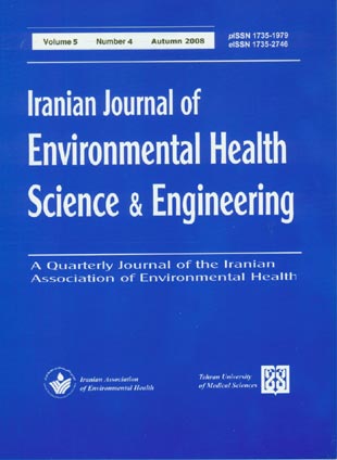 Environmental Health Science and Engineering - Volume:5 Issue: 4, Autumn 2008