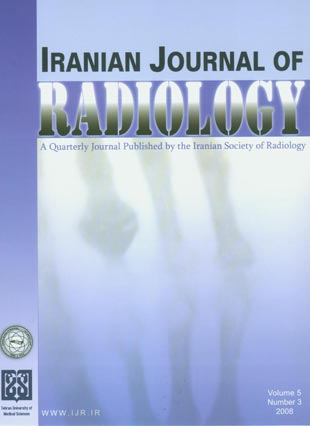Iranian Journal of Radiology - Volume:5 Issue: 3, Spring 2008