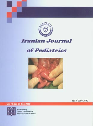 Pediatrics - Volume:18 Issue: 4, 2008
