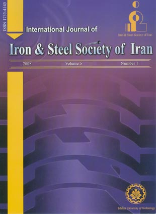 Iron and steel society of Iran - Volume:5 Issue: 1, Winter and Spring 2008