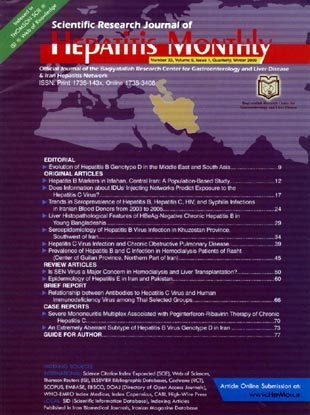 Hepatitis - Volume:9 Issue: 1, Winter 2009