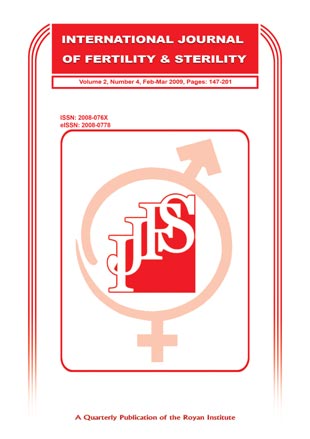 Fertility and Sterility - Volume:2 Issue: 4, Feb-Mar 2009