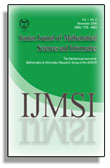 Mathematical Sciences and Informatics - Volume:1 Issue: 2, Nov 2006