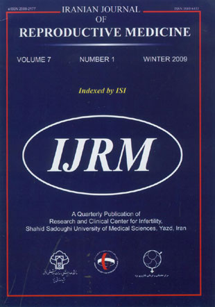Reproductive BioMedicine - Volume:7 Issue: 1, Jan 2009