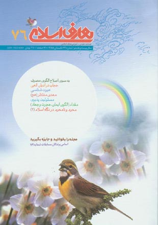 معارف اسلامی - پیاپی 76 (تابستان 1388)