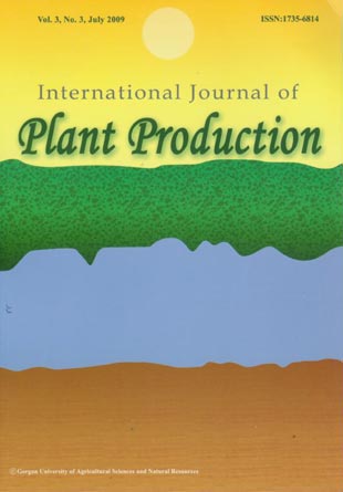 Plant Production - Volume:3 Issue: 3, July2009