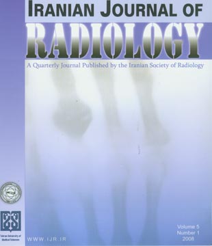 Iranian Journal of Radiology - Volume:5 Issue: 1, Autum 2008