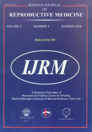 Reproductive BioMedicine - Volume:7 Issue: 3, Mar 2009