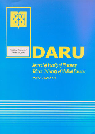 DARU, Journal of Pharmaceutical Sciences - Volume:17 Issue: 3, Autumn 2009