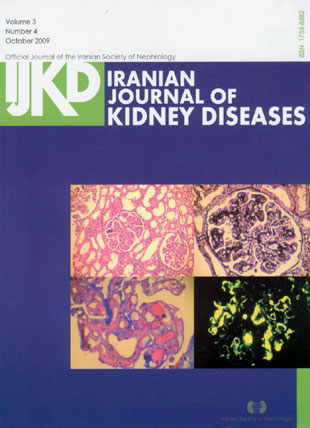 Kidney Diseases - Volume:3 Issue: 4, Oct 2009