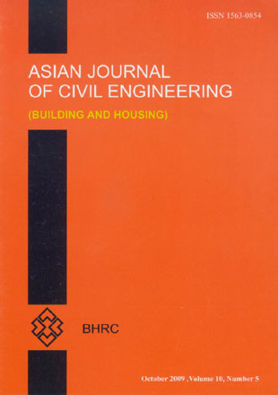 Asian journal of civil engineering - Volume:10 Issue: 5, Oct 2009
