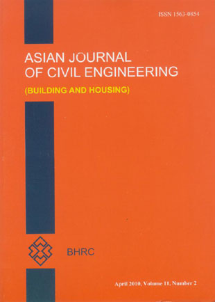 Asian journal of civil engineering - Volume:11 Issue: 2, Apr 2010