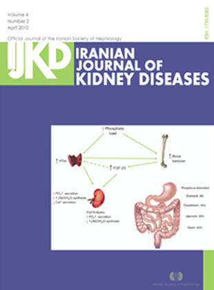 Kidney Diseases - Volume:4 Issue: 2, Apr 2010