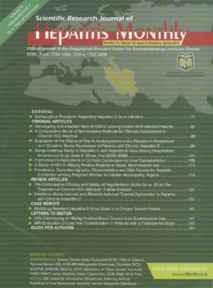 Hepatitis - Volume:10 Issue: 2, Spring2010