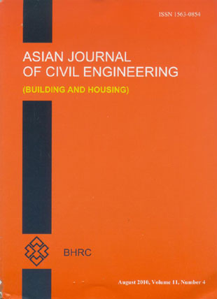 Asian journal of civil engineering - Volume:11 Issue: 4, Aug 2010