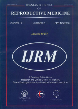 Reproductive BioMedicine - Volume:8 Issue: 2, Feb 2010