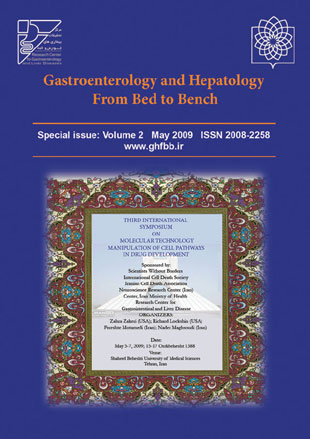 Gastroenterology and Hepatology From Bed to Bench Journal - Volume:2 Issue: 1, Winter 2009