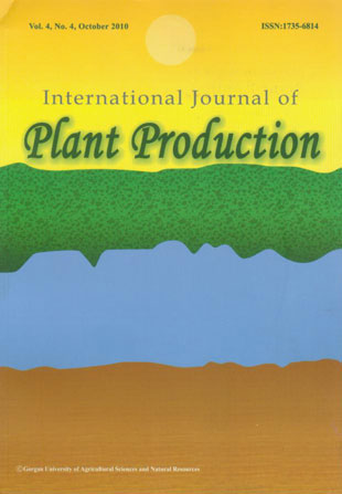 Plant Production - Volume:4 Issue: 4, Oct 2010