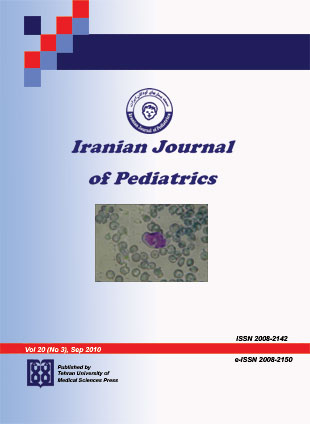 Pediatrics - Volume:20 Issue: 3, 2010
