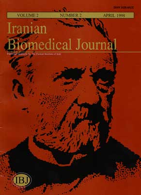 Iranian Biomedical Journal - Volume:2 Issue: 2, Apr 1998