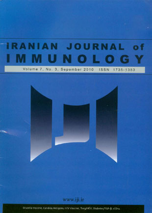 immunology - Volume:7 Issue: 3, Summer 2010