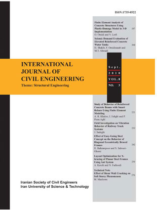 Civil Engineering - Volume:8 Issue: 3, sep 2010