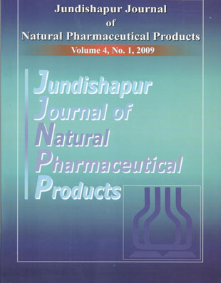 Jundishapur Journal of Natural Pharmaceutical Products - Volume:4 Issue: 1, Nov 2009