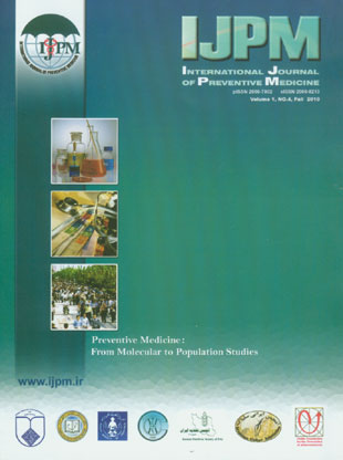 Preventive Medicine - Volume:1 Issue: 4, Fall 2010
