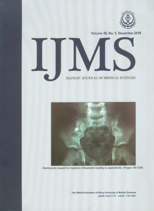 Medical Sciences - Volume:35 Issue: 4, Dec 2010