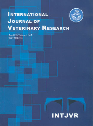 Veterinary Medicine - Volume:4 Issue: 2, Spring 2010